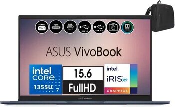 Asus Vivobook 15 Webx1504va-Nj413 Intel I7-1355U 24Gb 1Tb Ssd Wındows11pro 15.6 Fhd Taşınabilir Bilgisayar Wx1504vanj413w13+Zettaçanta