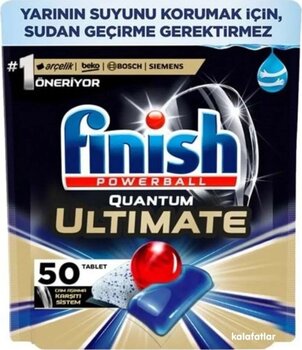 Finish Quantum Ultimate Plus 50 Kapsül Bulaşık Makinesi Deterjanı