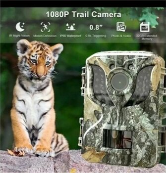 Fotokapan 16MP Full HD 1080P Gece Görüşlü 2 Inç LCD Ekran Su Geçirmez