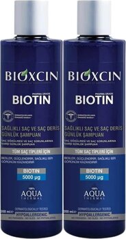 Bioxcin Biotin Şampuan 300 ml | Tüm Saç Tipleri x2 Adet