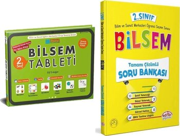 Evrensel İletişim 2.Sınıf Bilsem Tablet Ve Editör Soru Bankası Seti 2 Kitap