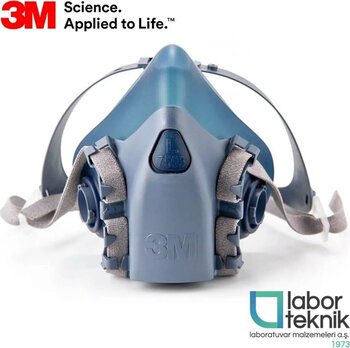 3M ™ 7503 Yeniden Kullanılabilir Yarım Yüz Solunum Maskesi - (Büyük Boy - L)