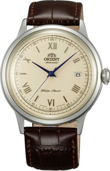 Orient Bambino TAC00009N0 Kurmalı Otomatik Deri Kahverengi Krem Kadran 41 mm Erkek Kol Saati