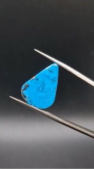 13.40CT 21.5X14.6MM Pear Natural Iranian Turquase - Turkuaz