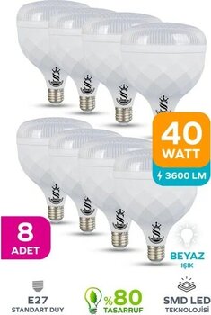 ŞANLED 40W Beyaz Işık E27 Ampul
