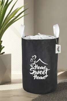 Palm Design 55 X 35 Siyah Katlanır Kirli Çamaşır Sepeti Ve Oyuncak Sepeti Düzenleyici Siyah 20-49 L Kumaş 100% - 0