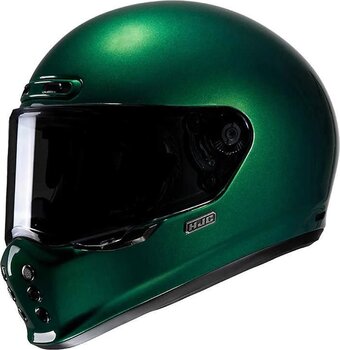 HJC V10 Koyu Yeşil Full Face Motor Kaskı