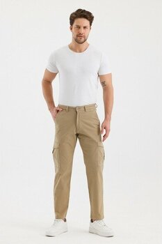 Jack Jones Erkek Kargo Pantolon 12274765 - Bej - 29 / 32