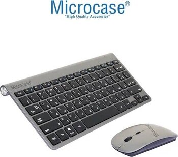 Microcase AL2770 Gri 2.4 Ghz Wireless Klavye Mouse Seti