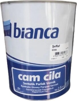 Bianca Cam Cila Sentetik Parlak Parke Verniği Şeffaf 2.5 Lt