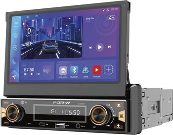 For-X X-9400AV3 7'' Hd -Android 2GB-32GB-YENİ VERSİYON-WİFİ-BT5.1-FM-USB-MP3-MP4-CARPLAY-4X60W-KAMERALI Oto Indash Teyp-