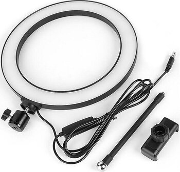 10 inç 3500-6000K Ayarlanabilir LED Stüdyo Ring Light Halka Işık