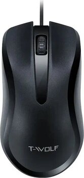 T-Wolf V12 Siyah 3 Tuş Kablolu 1200 DPI Mouse