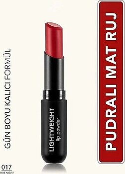 Flormar Lightweight Lip Powder Kurutmayan Mat Stick Ruj 017 This Night