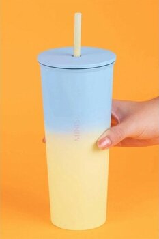 Miniso Gradyan Serisi Pipetli Çelik Suluk Termos (800ML)
