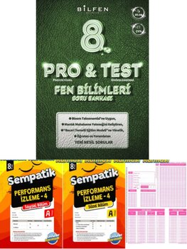 Bilfen Yayıncılık Bilfen 8.sınıf Lgs Pro&test Fen Bilimleri Yeni Nesil Soru Bankası