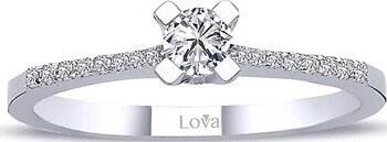 Lova Toplam 0,23 Karat Pırlanta Tektaş Yüzük - 1020273