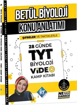 KR Akademi Yayınları Betül Biyoloji 28 Günde TYT Biyoloji Video Kamp Kitabı