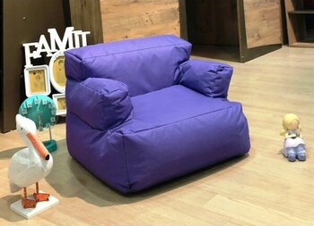 Pufumo Mini Relax Armut Puf Koltuk ( 1-8 Yaş ) - Mor