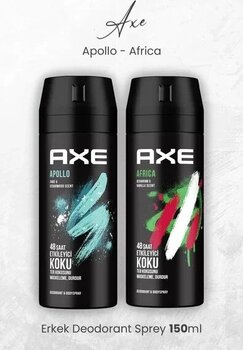 Axe Apollo Africa 150 ml Erkek Deodorant Sprey