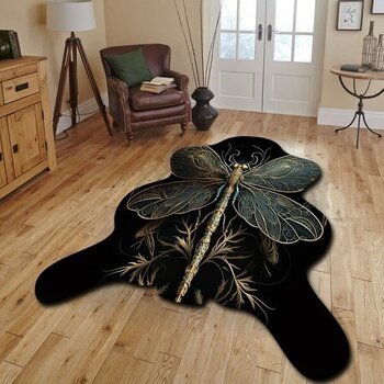 Miraxx Dekoratif, 3D Baskılı  Özel Tasarım, Lazer Kesim, Ince, Kaymaz Taban Halı 94 - Renkli - 120 x 180 cm