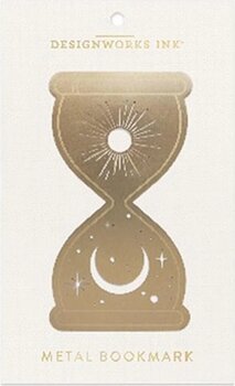 designworks ink Metal Bookmark Hourglass - Metal Kitap Ayracı 14 Cm