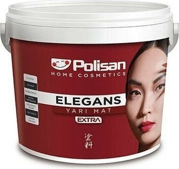 Polisan Elegans Yarı Mat Extra Silinebilir Küf Önleyici Iç Cephe Boyası-Sınırsız Renk - Zarif Pudra - 12,5 L