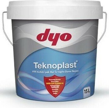 Dyo Teknoplast Sars-Cov2 Ipek Mat Iç Cephe Boyası 15 Lt - Beyaz