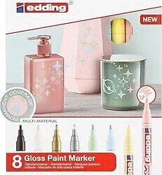 Edding 751 Pastel 8'li Dekorasyon Marker Kalemi