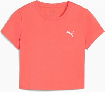 Puma Wardrobe Essentials Kadın Pembe Tişört (629745-24) - S