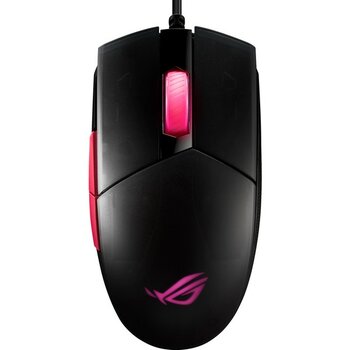 ASUS Rog Strıx Impact Iı Electro Punk Çift El Oyuncu Mouse 6200 Dpı Sensör Aura Sync Rgb - Siyah
