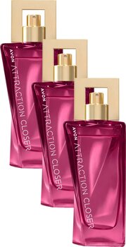 AVON Attraction Closer Kadın Parfüm Edp 50 Ml. Üçlü Paket