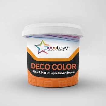 DecoBoya Deco Color Plastik Mat İç Cephe Duvar Boyası 10 Kg Tüm Renkler