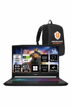Katana 15 B13vgk I7 13620h 16gb 256gb Ssd Rtx4070/8gb 15.6" Fhd 144hz W11h Gaming Laptop & Per4 Çanta