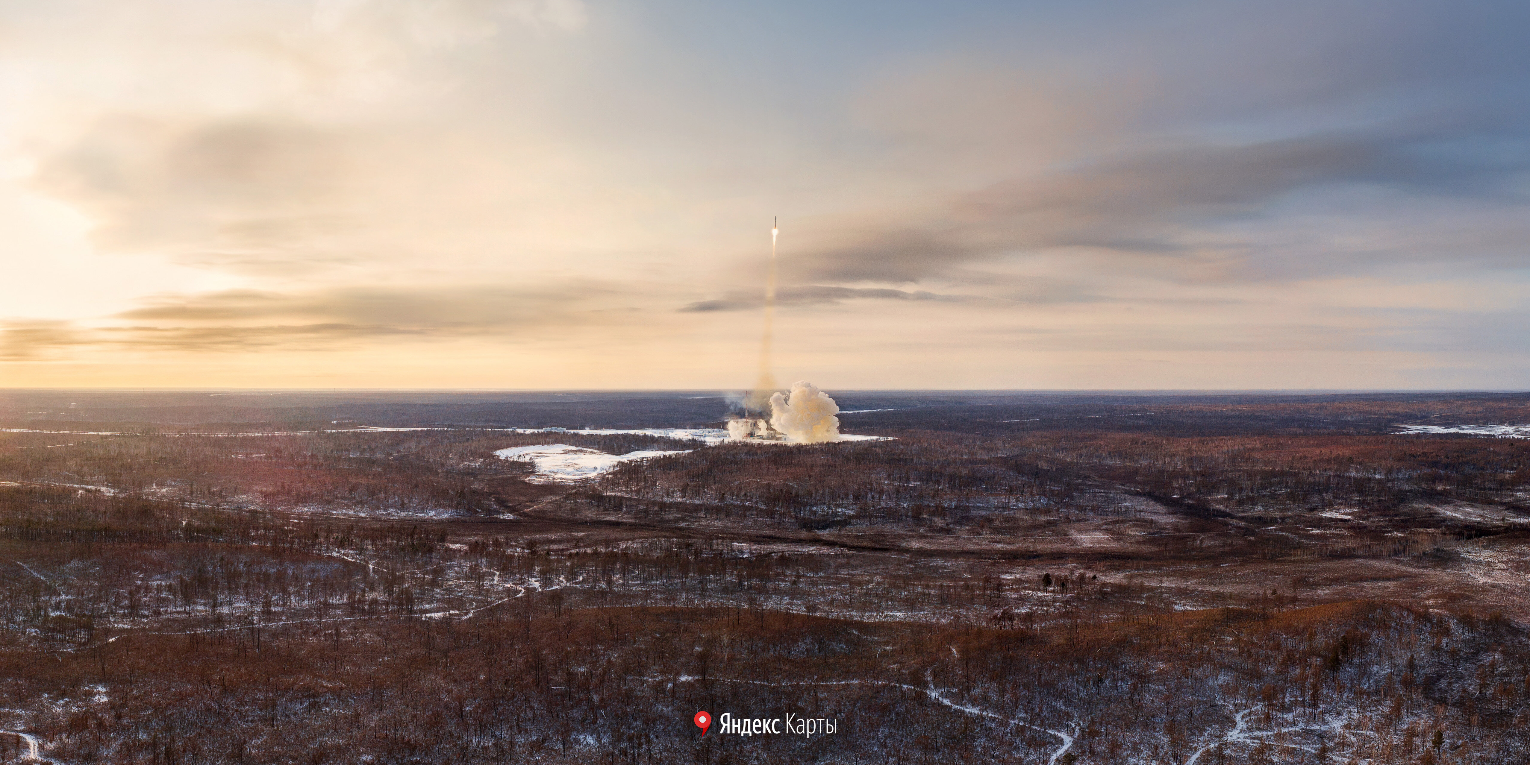 панорамы космодрома Восточный