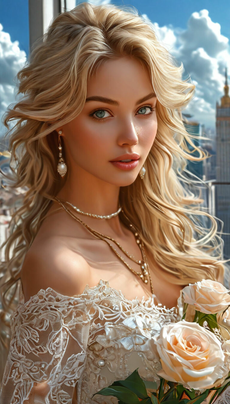 "Sensual tenderness beautiful young blonde (big beautiful eyes, long ...