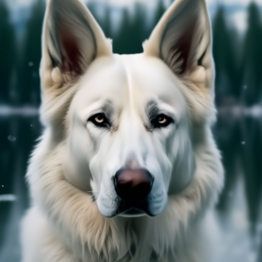 Овчарка с разными глазами