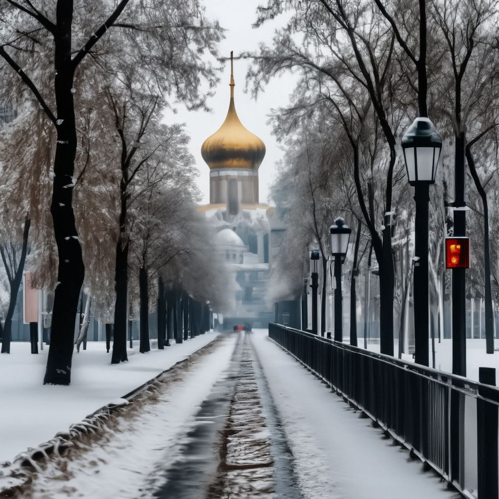 Вашему вниманию - зимний Краснодар. Просыпаемся пораньше, такая сказка бывает то
