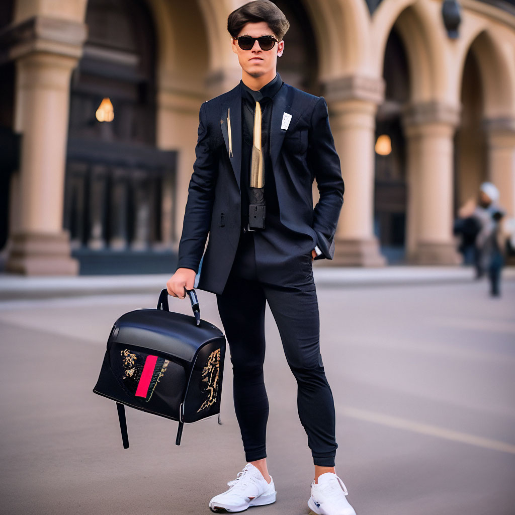 Gucci sneakers with suit new arrivals