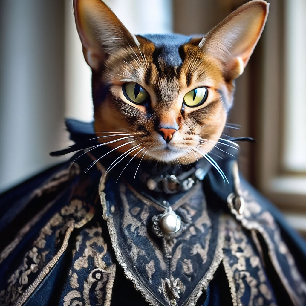 the-cat-is-dressed-in-gothic-style-gothic-abyssinian-cat-image