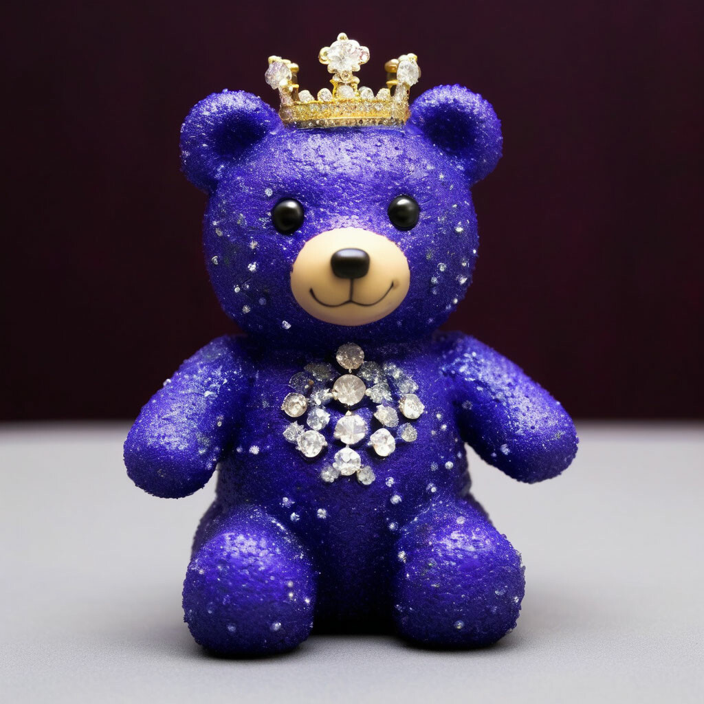 "Toy A plastic bear covered … | 🦝CoolR…" — image created in Shedevrum