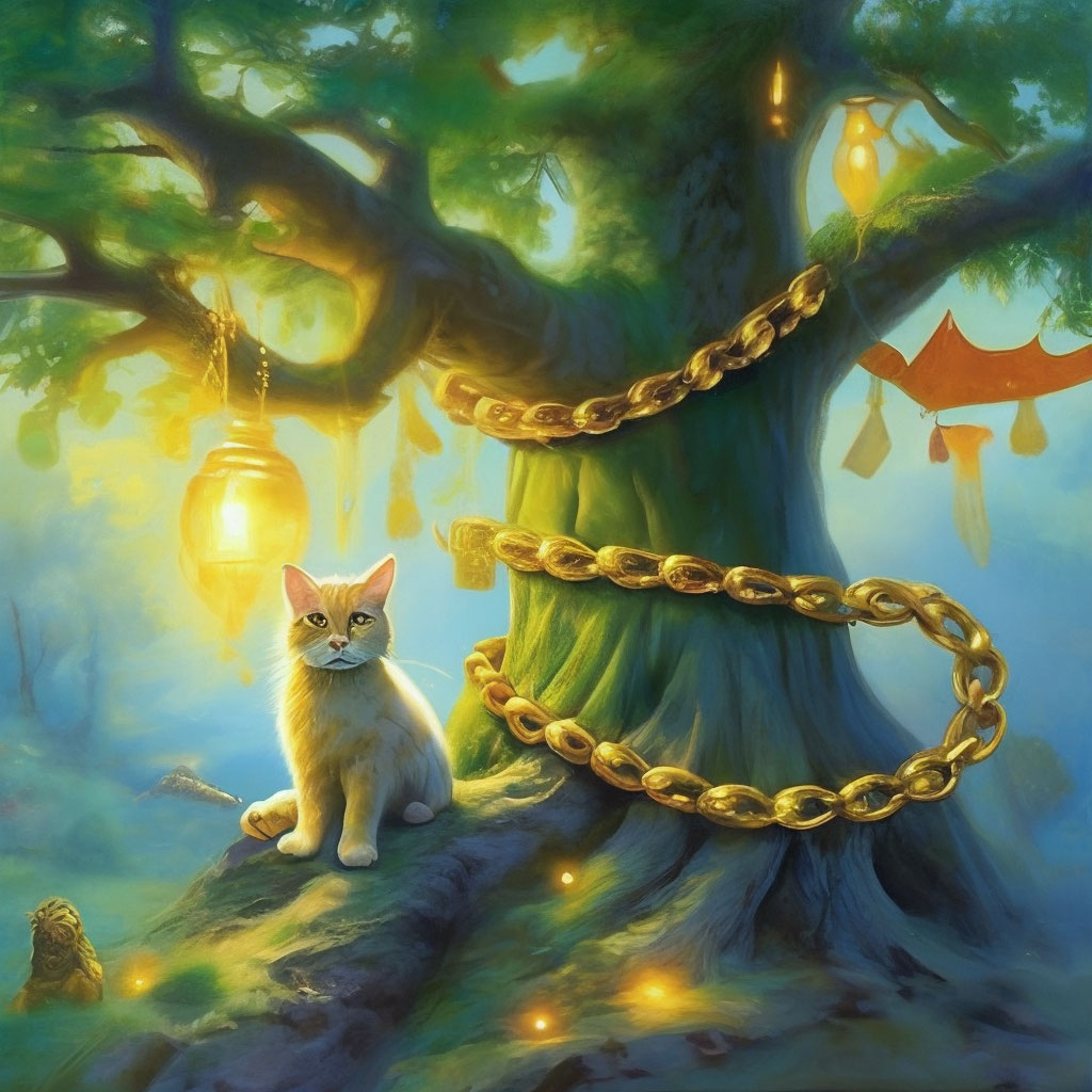 Кот из лукоморья картинки