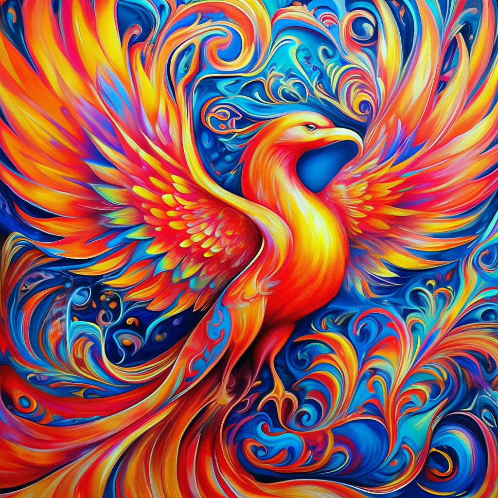 "Firebird, high-quality … | Татьяна Л." — image created in Shedevrum