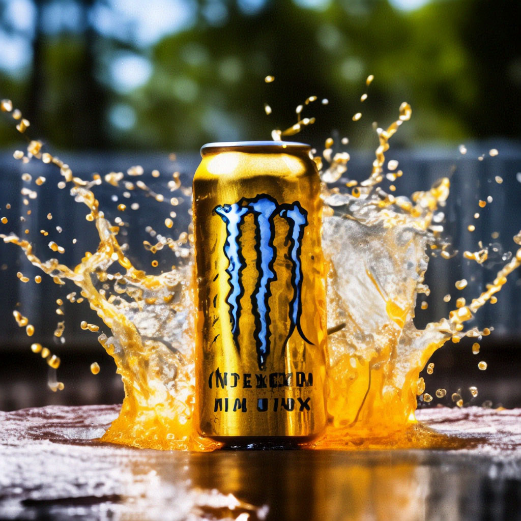 "Monster Punch energy icon photo" — image created in Shedevrum