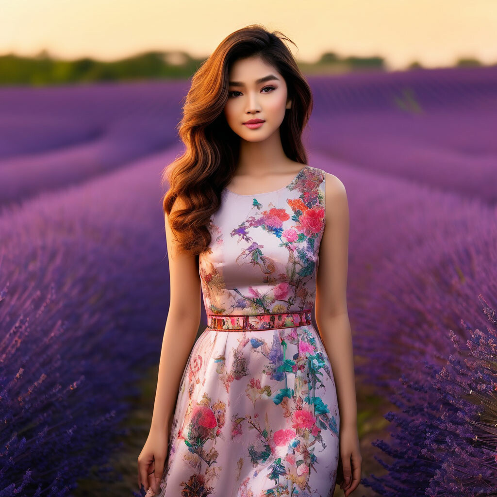 Liza soberano young juicy dress image created in Shedevrum
