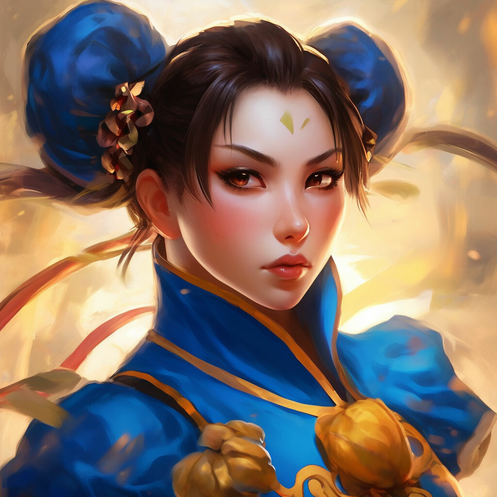 "Chun Li" - image created in Shedevrum 