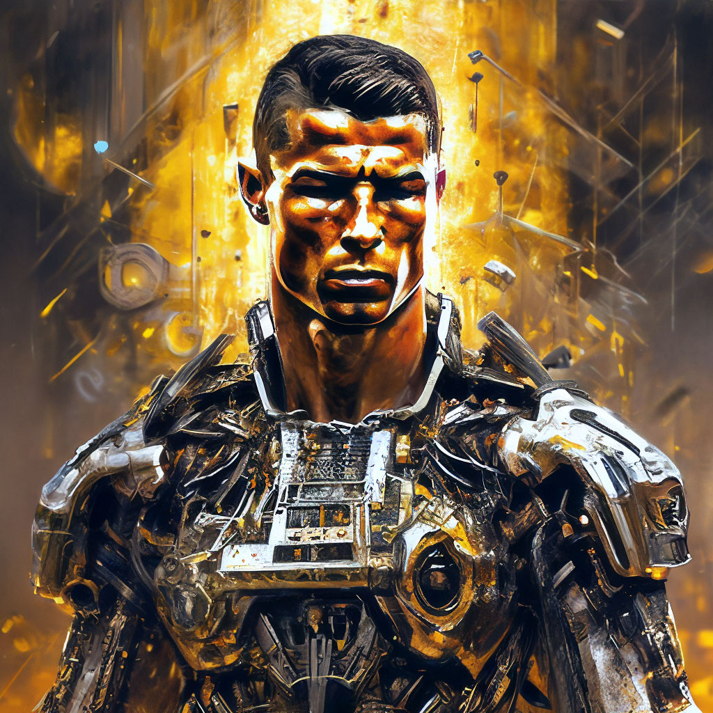 Cristiano ronaldo terminator on sale