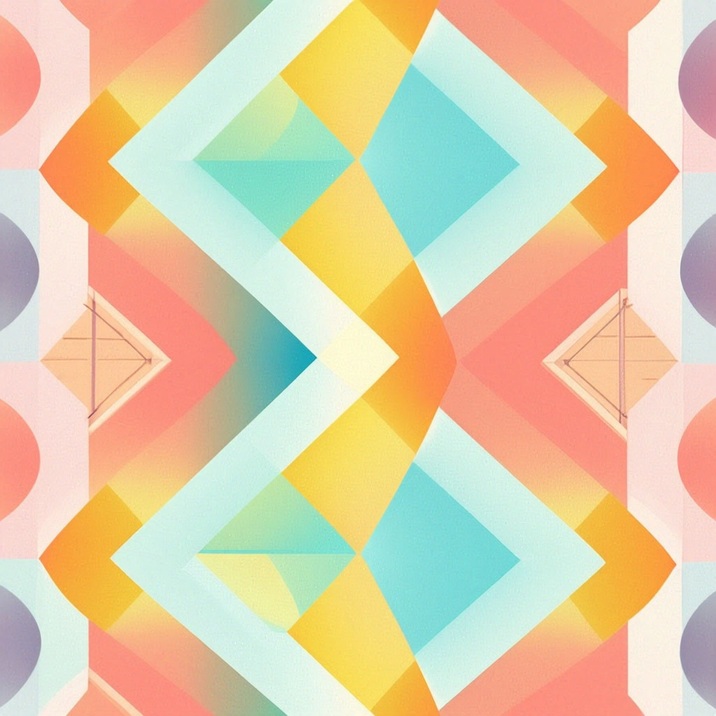 🙂 seamless pattern geometry, clear… — created in Shedevrum