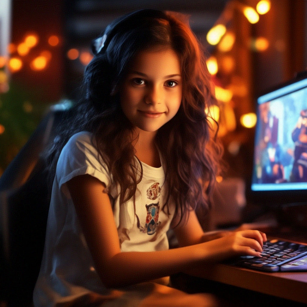 computer-games-a-twelve-year-old-dark-haired-girl-is-sitting-at-a