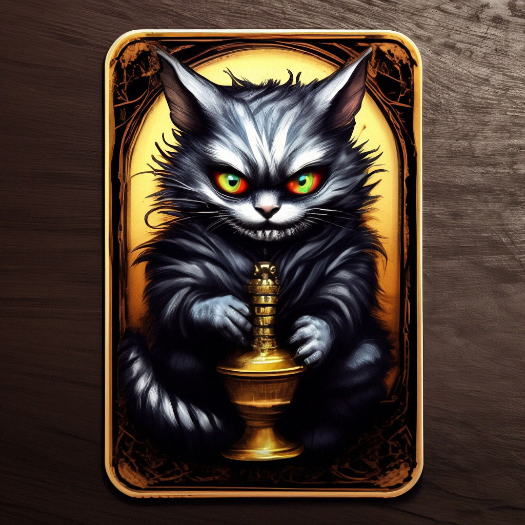 Кот гадает